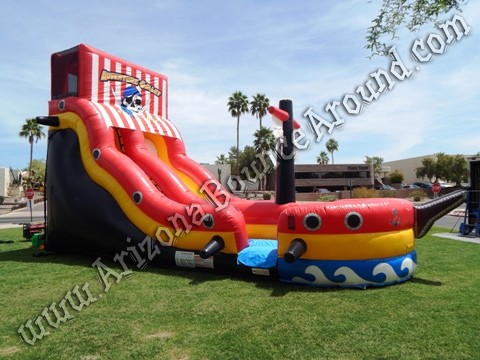 Pirate themed water slide rentals in Arizona